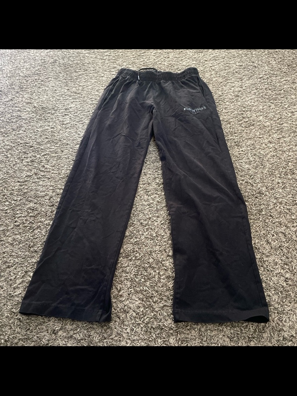essential fear of God relaxed, track, pants, men size small